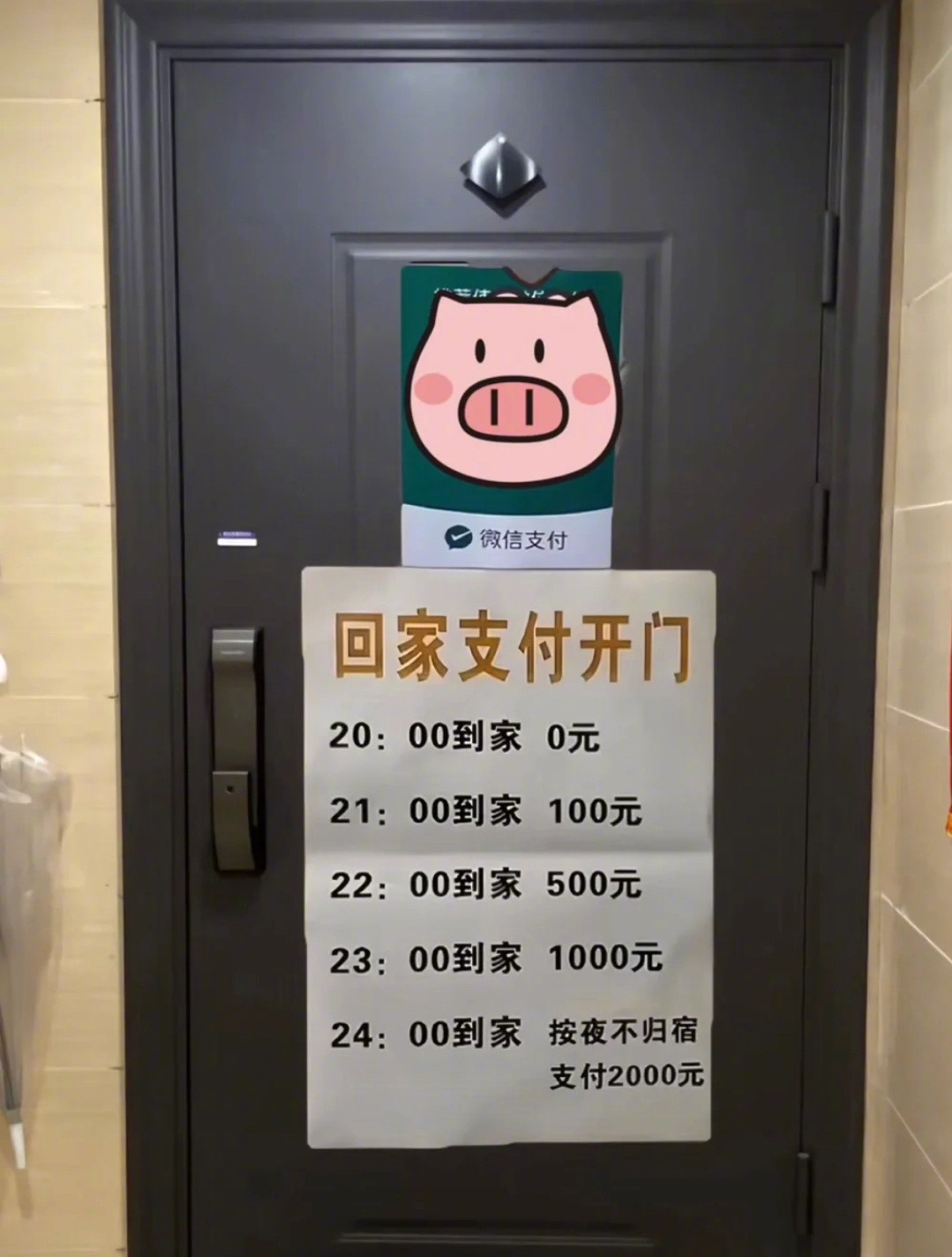 宝贝 等我们有家了 也安排这种门禁好不好🥺 ​​​