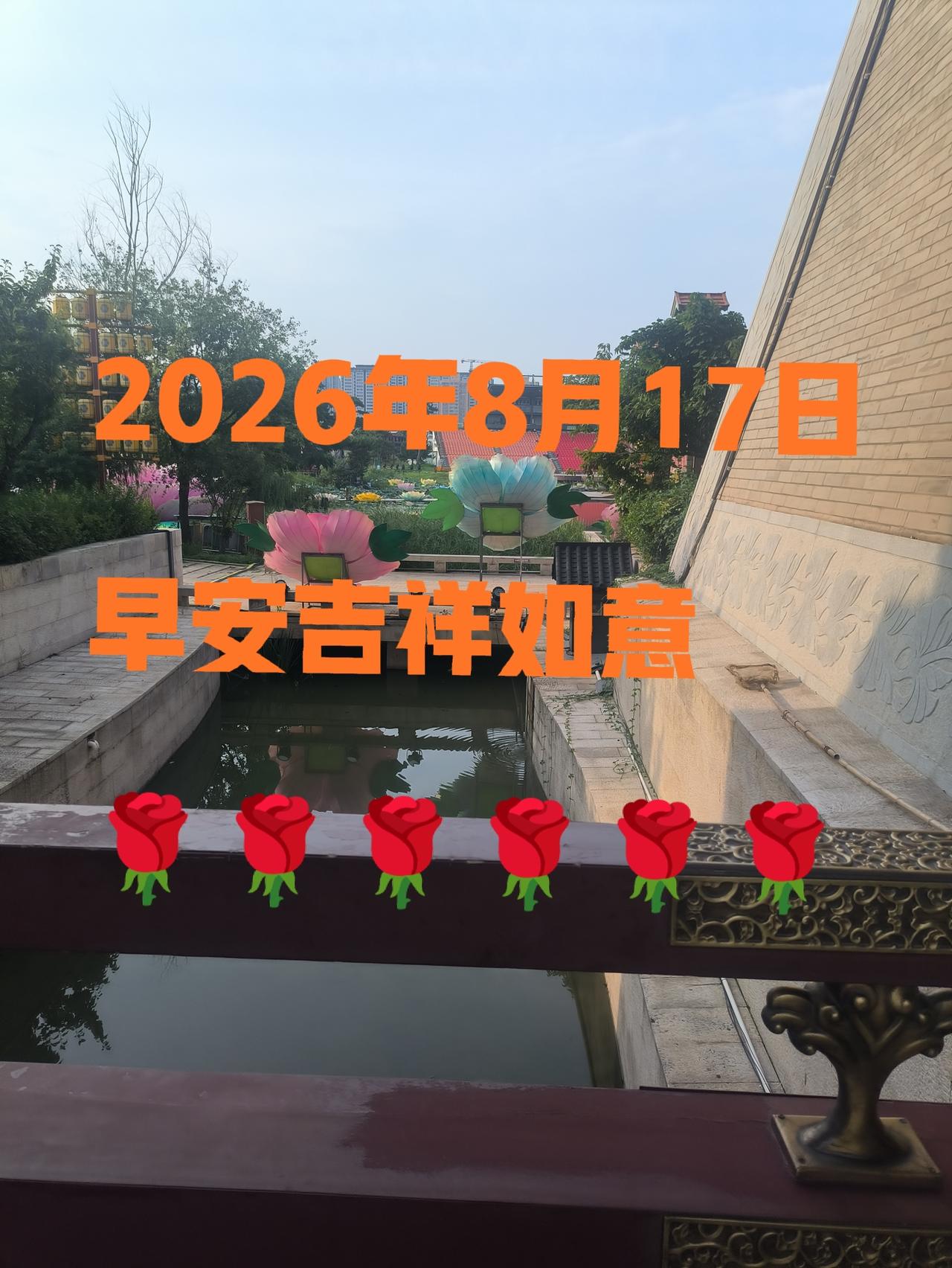 大家 早上好！
  今天是8月17日
（农历七月初五）
新的一天已然开启，
新的