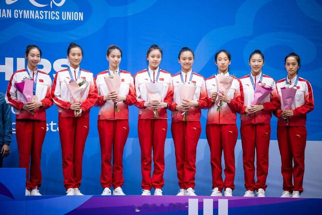 中国队亚锦赛成年大团铜牌🥉🇨🇳艺术体操