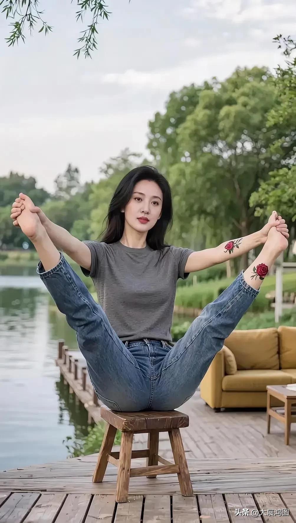 静心冥想，体悟自然的静谧与美妙。瑜伽自然风光 瑜伽心灵感悟 瑜伽静心 户外瑜伽挑