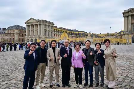 韩国瑜率跨党派“议员”访问欧洲，这些吵架高手们变身为一团和气访客，在法国，在英国