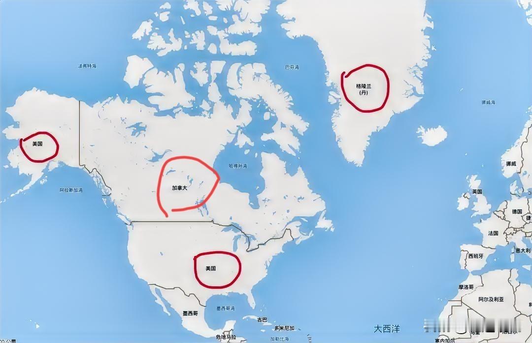 如果按照特朗普的意愿，把格陵兰岛和加拿大都囊括其中，总面积将达到2152万平方公
