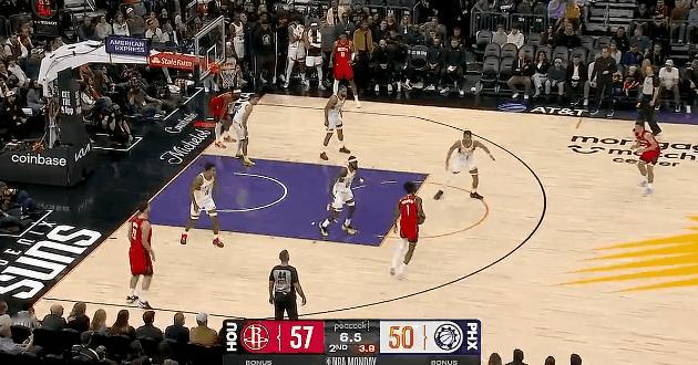 火箭天赋强太阳不少，阿们汤普森拿球就是往里打，抛投打进




火箭天赋是真的好