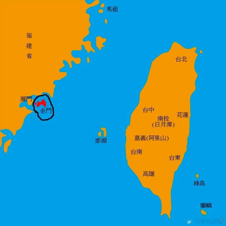 #台方驱离福建渔船致2人遇难# 网友：金门距大陆仅数公里，而距台湾200多公里。