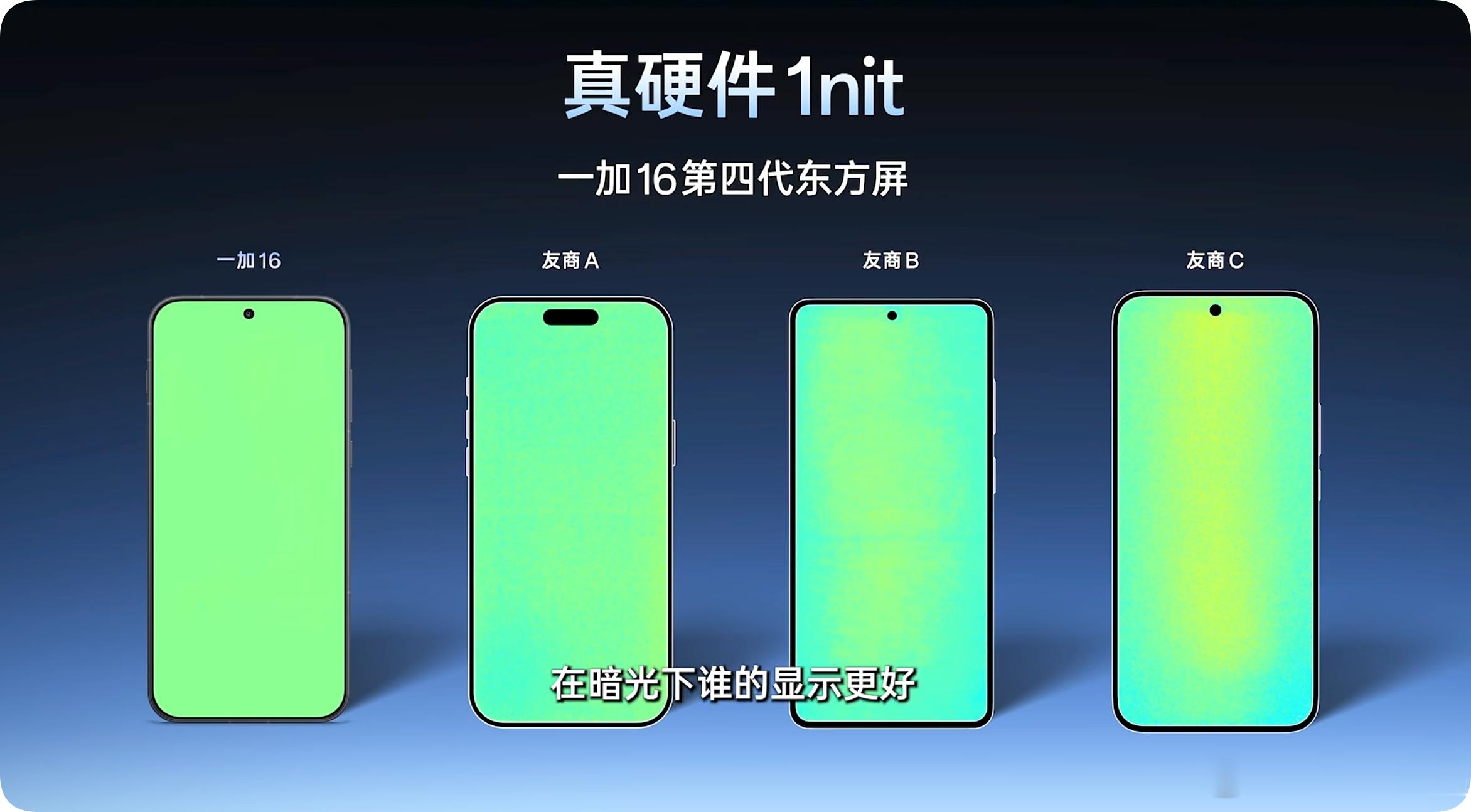 一块好屏幕，不只是亮起来好看，暗下来也得舒服。一加16这次搭载的第四代东方屏，支