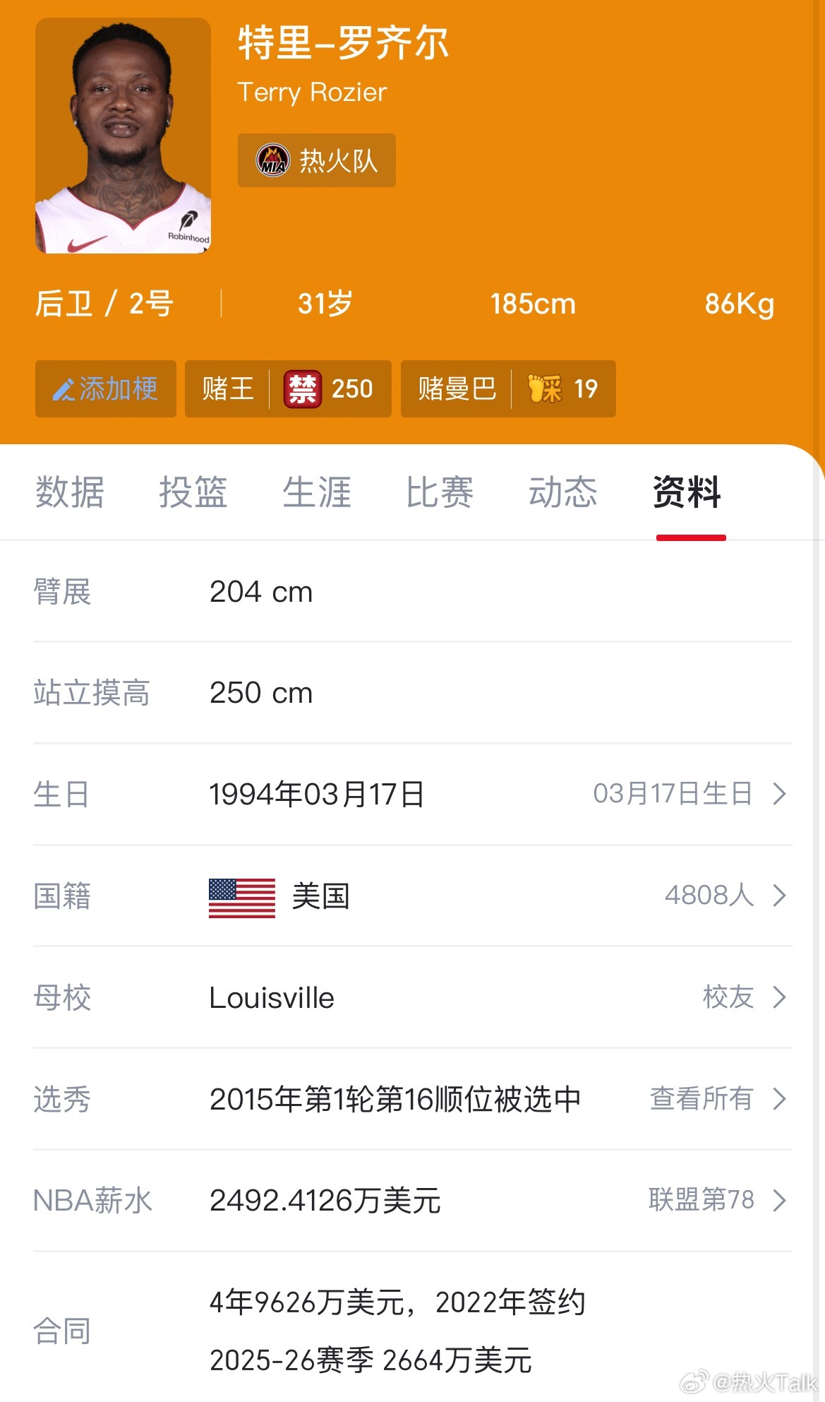赌王再见拿这么多薪水真不应该干这种事职业生涯到此为止了新赛季篮不住罗齐尔 ​​​