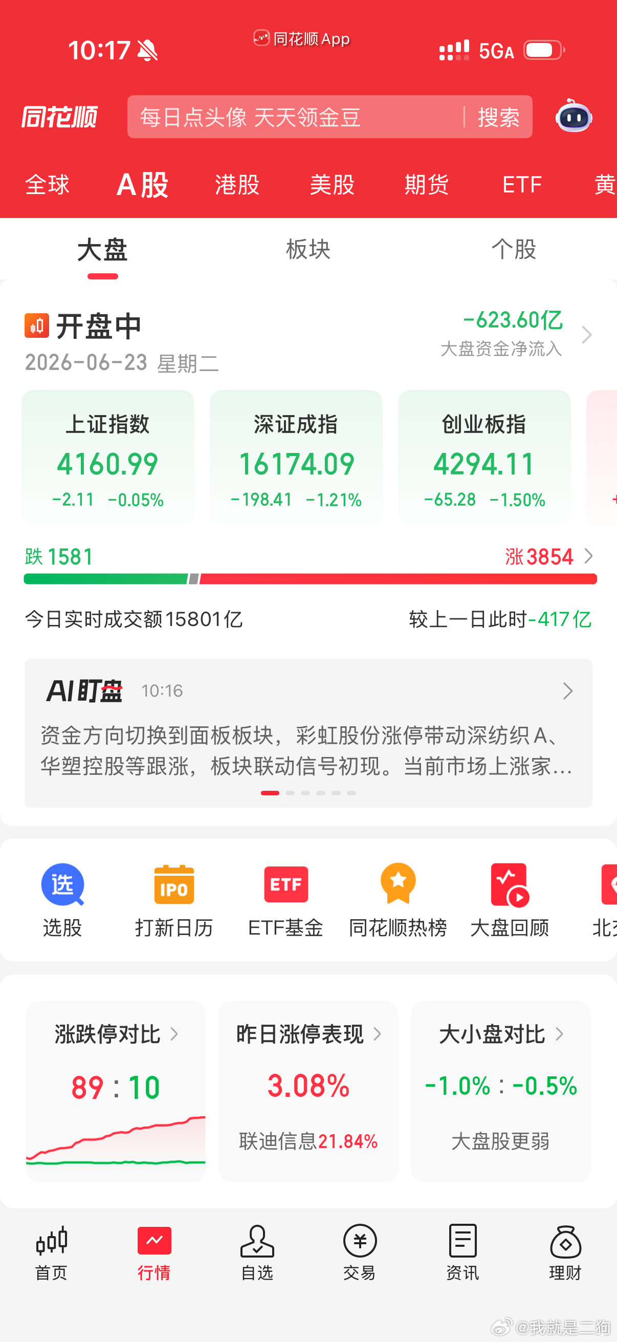 今天红这么多家，都赚麻了，只有我亏钱