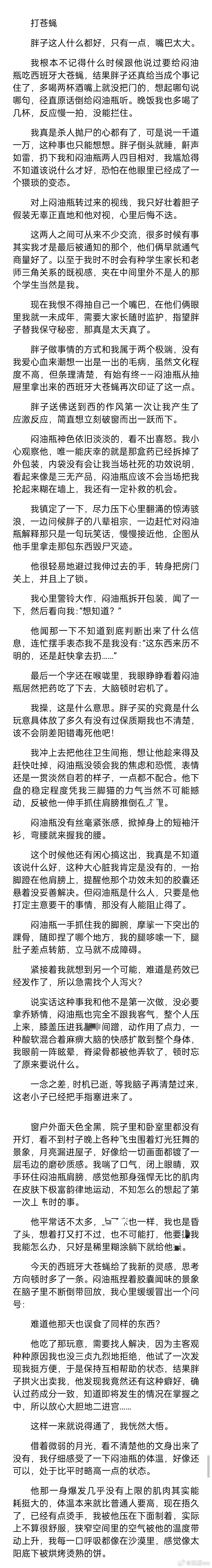 瓶邪 西班牙大苍蝇，完整版置顶老地方 