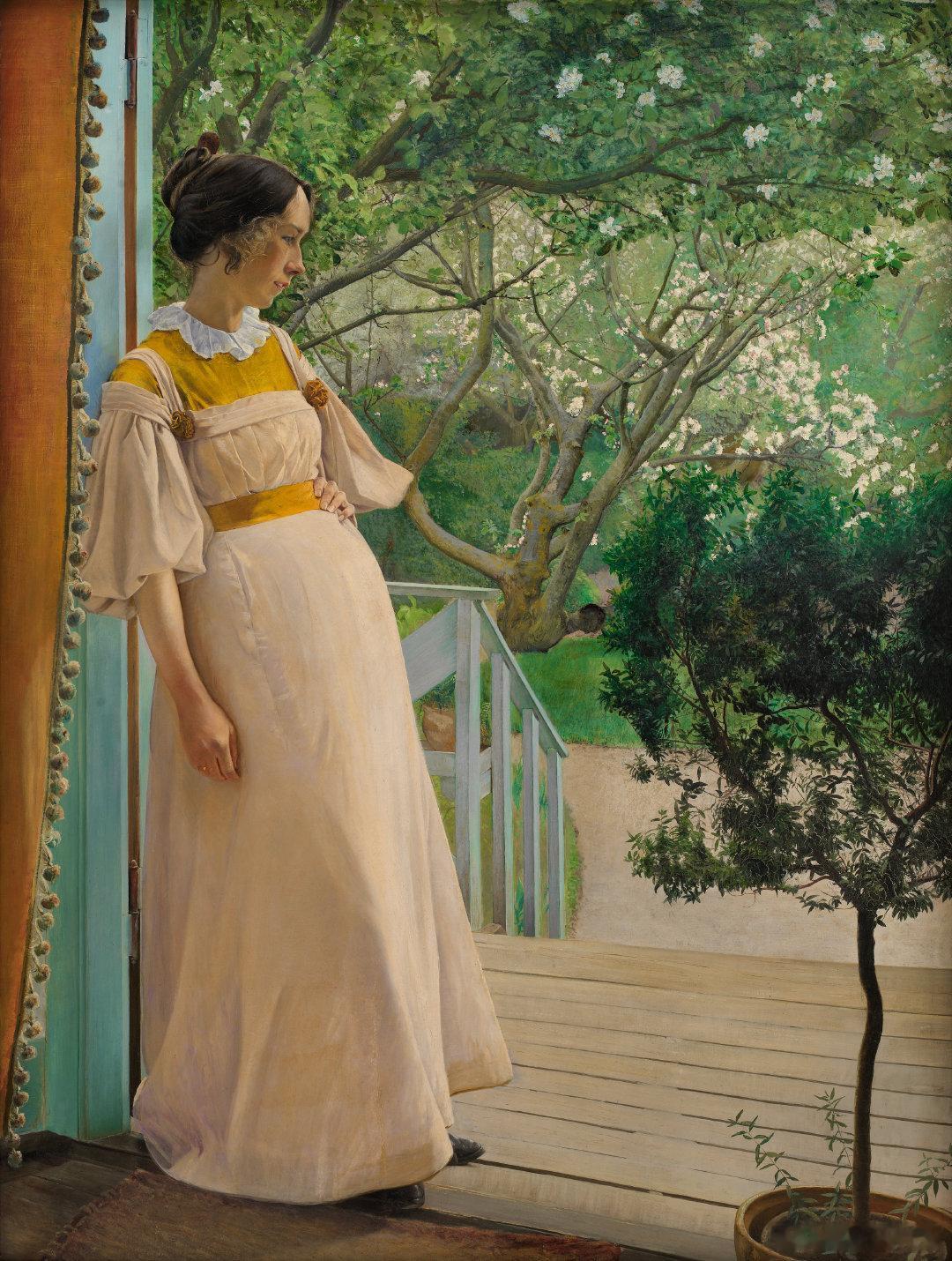 西洋历史文化鱼缸 丹麦画家Laurits Andersen Ring（1854-