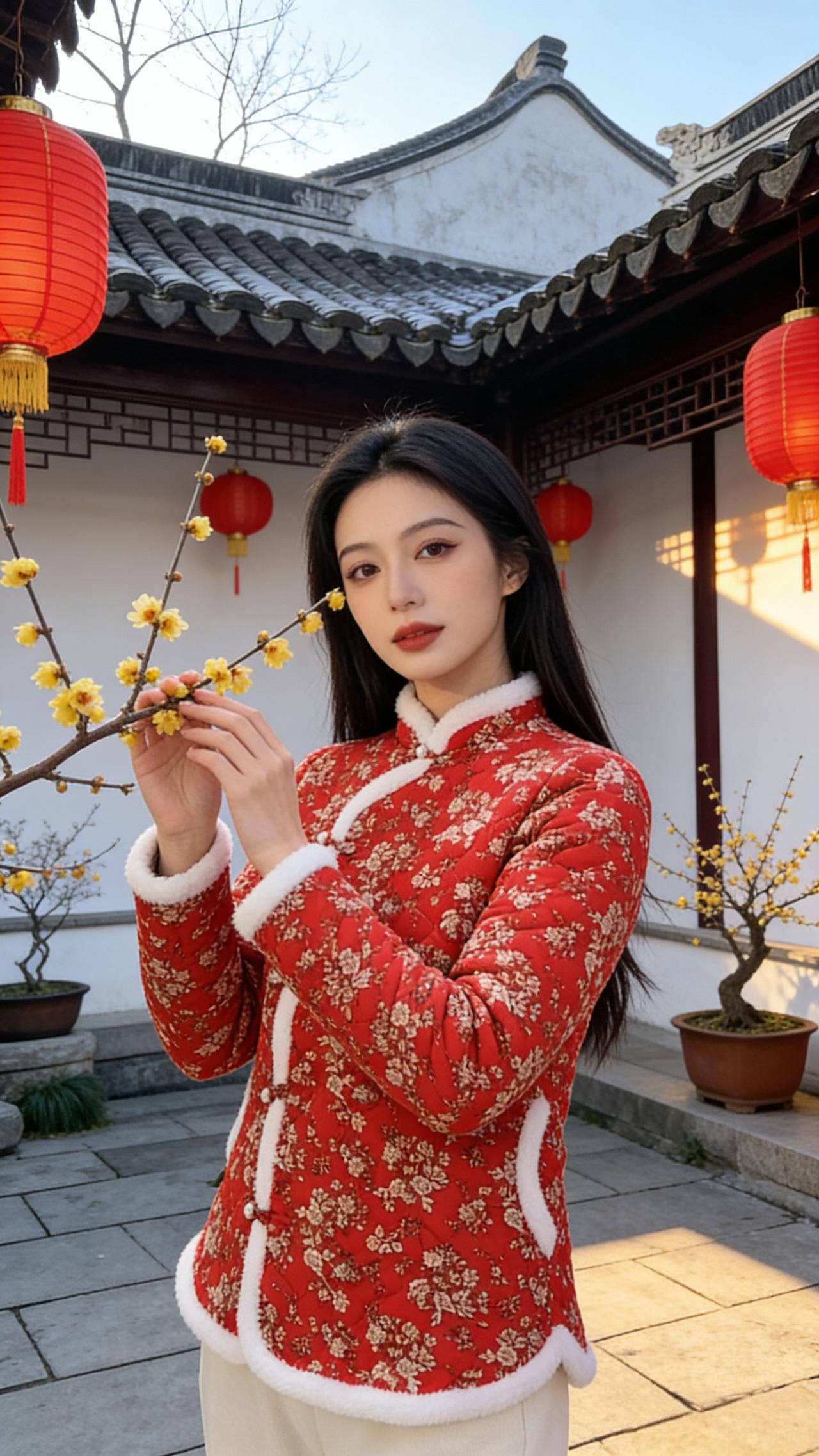 气质范 复古穿搭 新年穿搭 秀出新国风 新年装