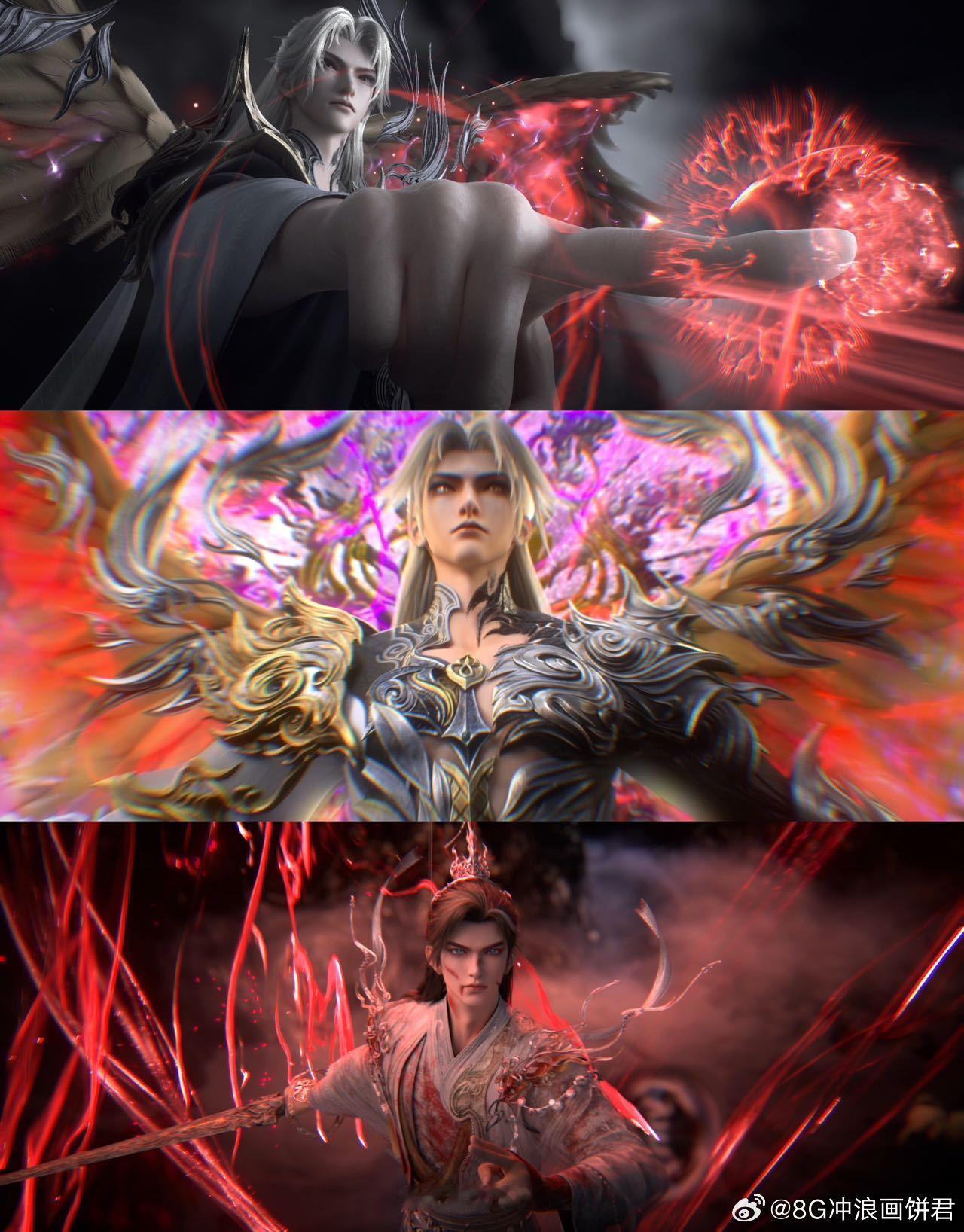 完美世界鹤无双特别篇上线石昊接棒迎战那刻，英灵传承的重量压得人喘不过气，战鼓震耳