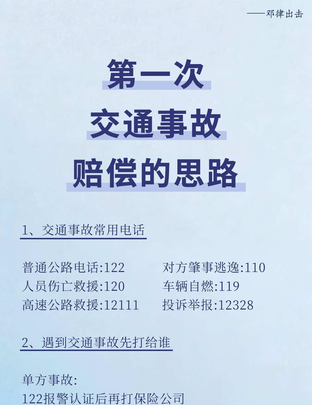 开车第一次出事故！不要怕，看这里👀
交通事故 遵守交通规则交通安全出行安全第一