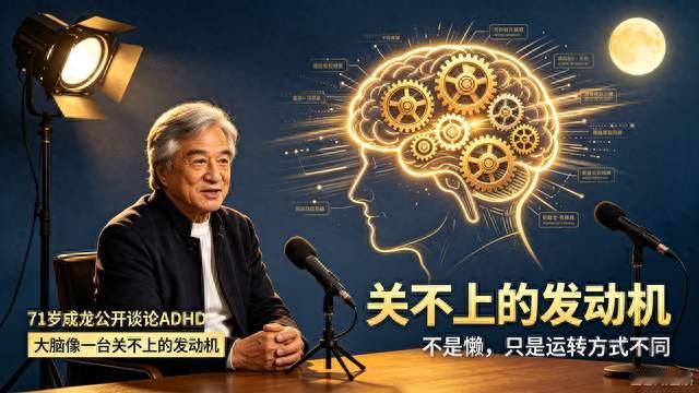 71岁成龙自曝ADHD：不是懒，是脑子停不住