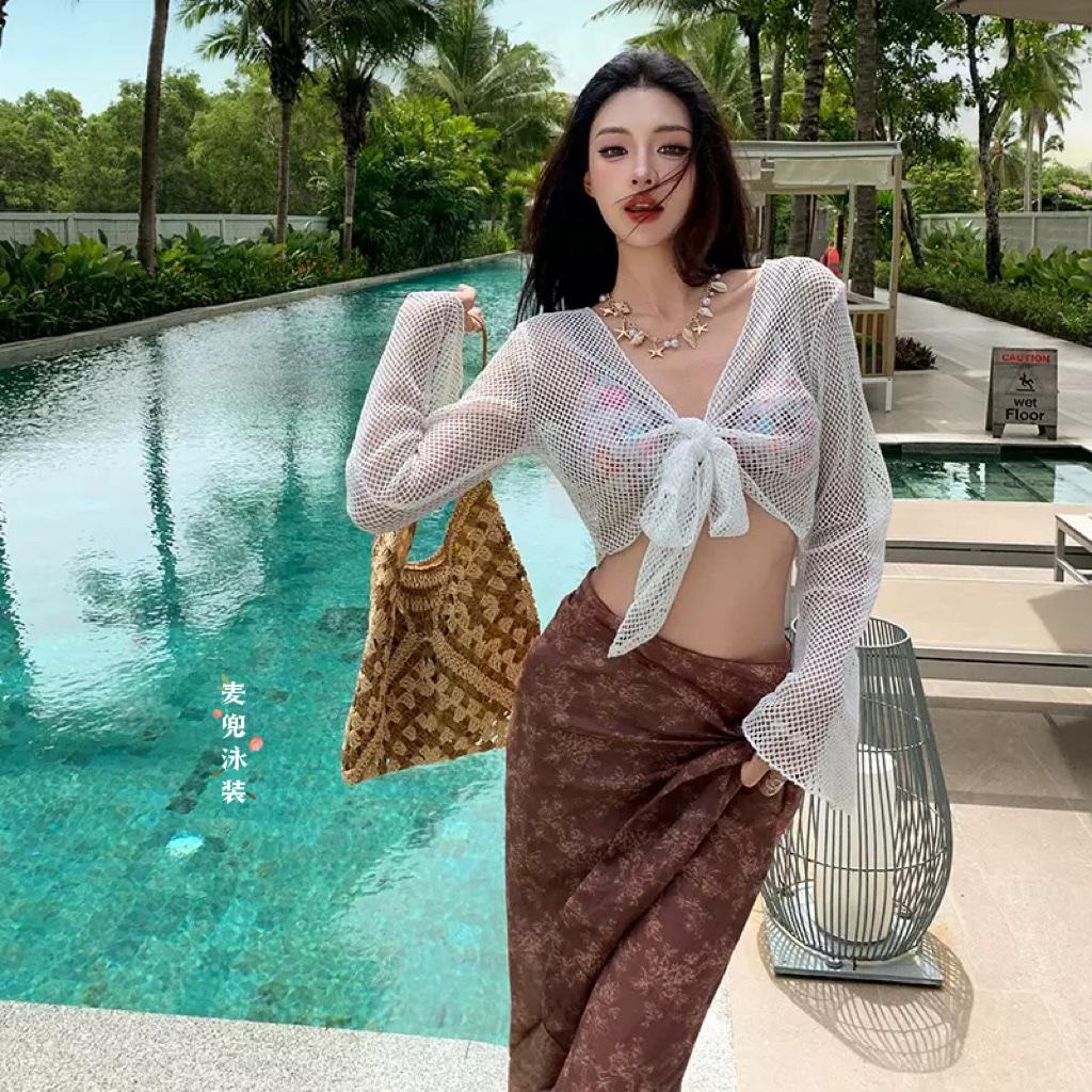 法式浪漫复古风显瘦温泉泳衣👙度假好美呀女性应该怎样选择内衣 超美泳衣纯分享 分