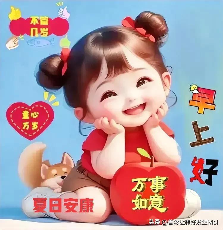 高温热浪三伏天，
时时刻刻把你牵。

希望你开开心心快快乐乐，
希望你平平安安
