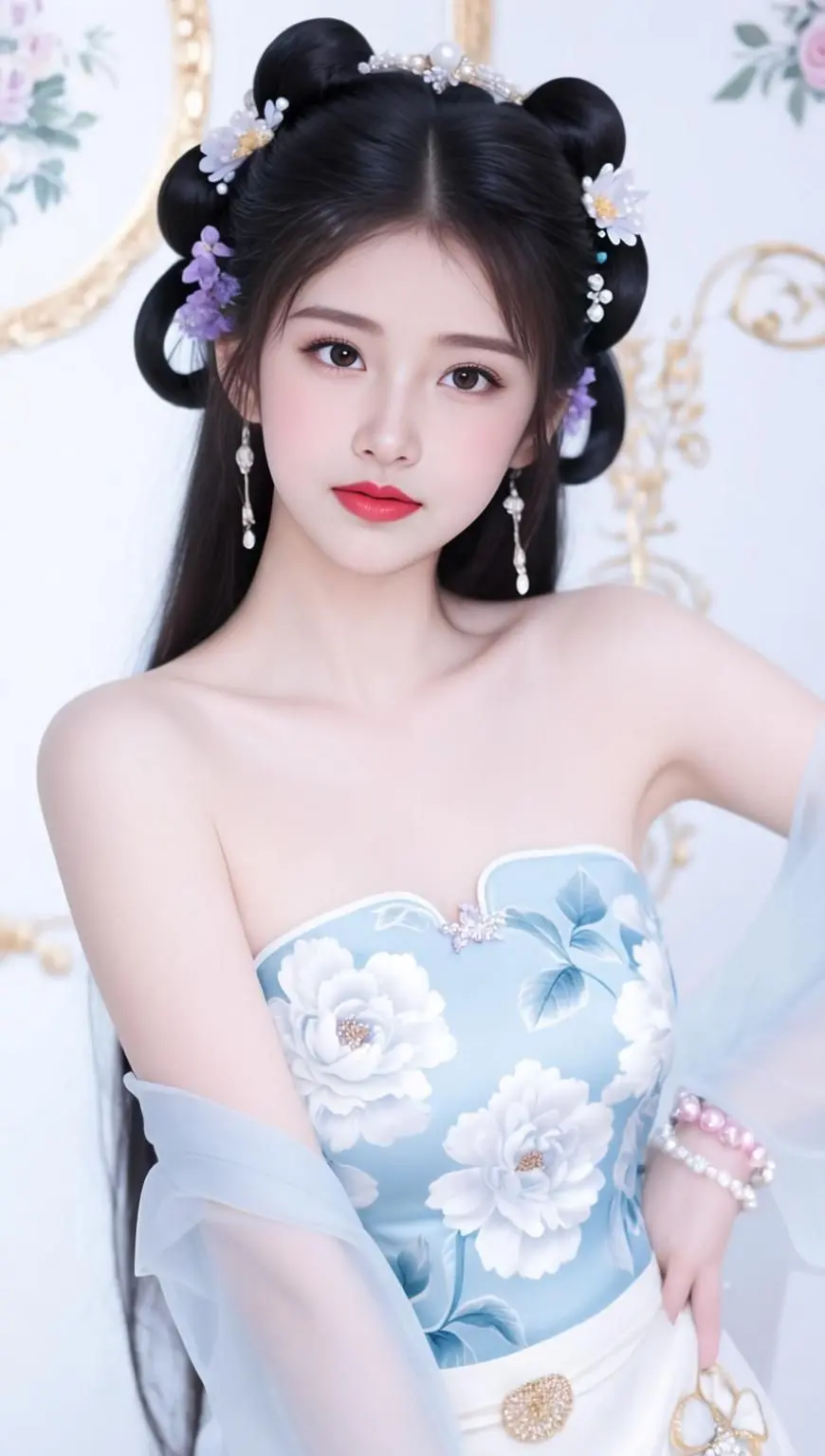 玩法合伙人计划，拍同款特效，古风美女。