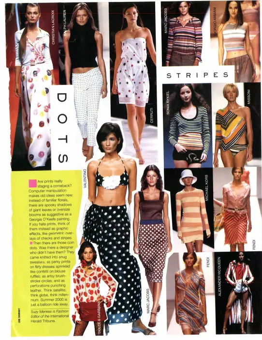 Marie Claire February 2000 “runway” to t