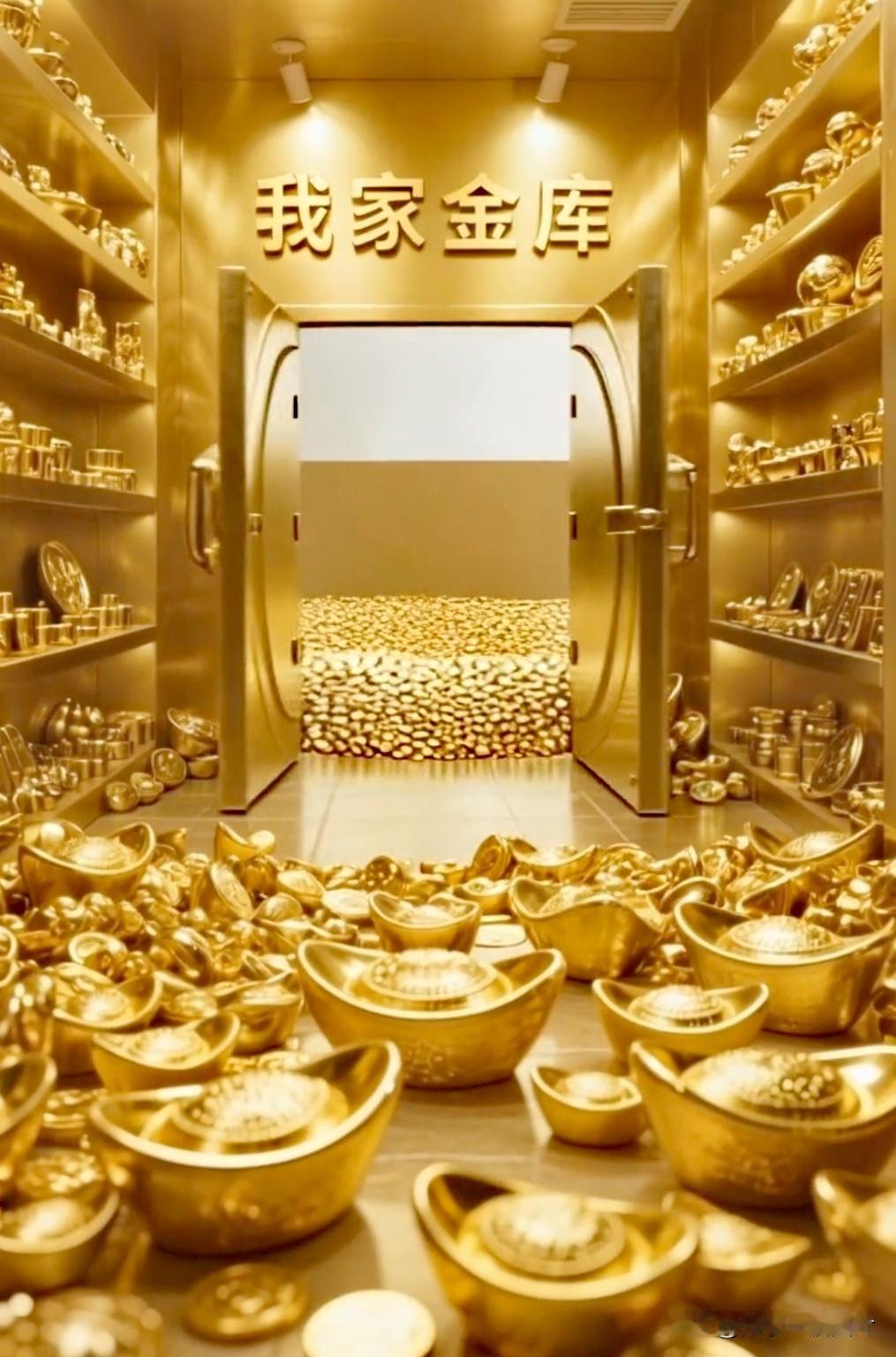 金库存万贯，富贵永绵长。