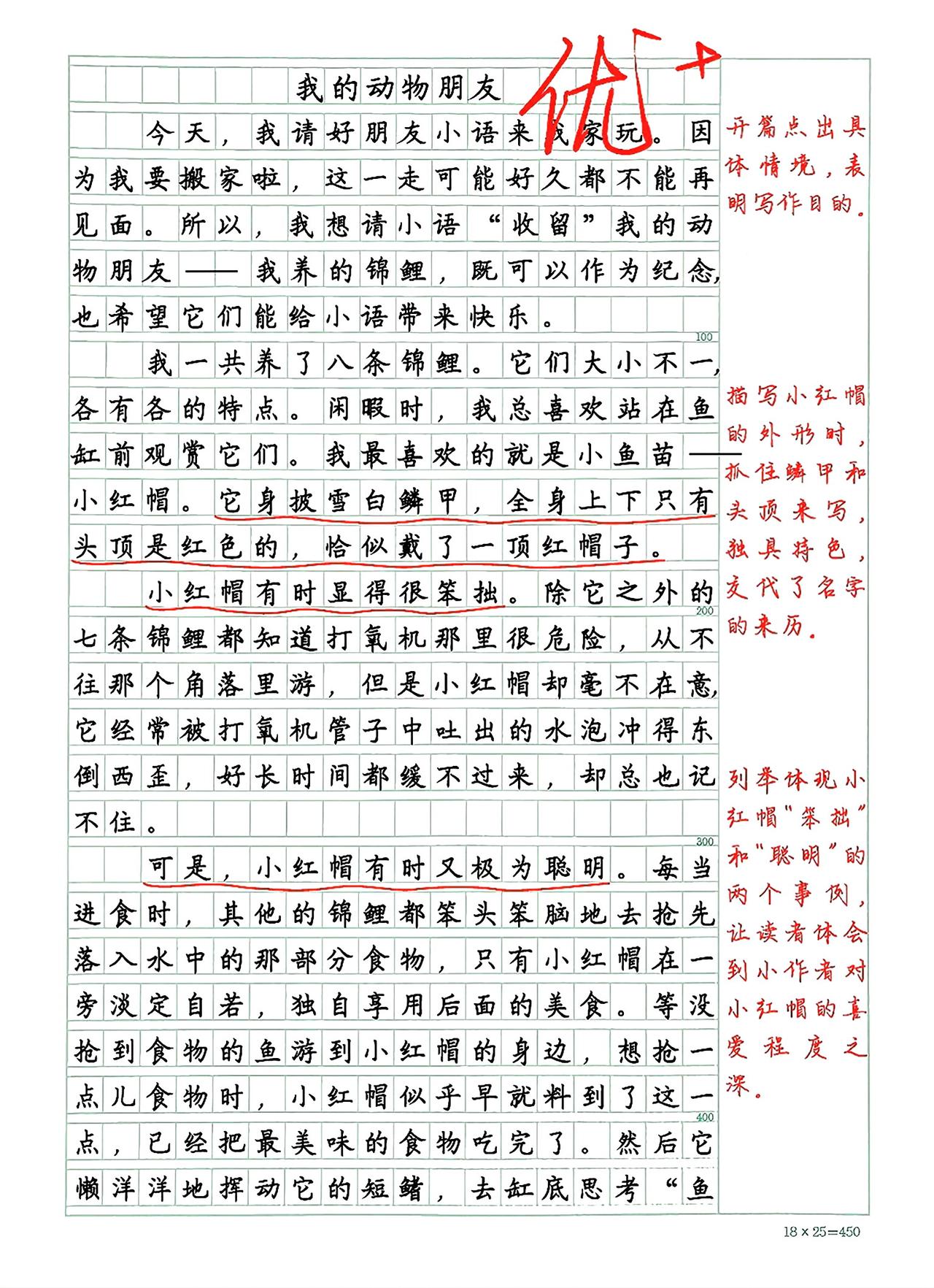 四年级下册语文，第四单元习作《我的动物朋友》优秀作文范文4篇，收藏备用四年级语文