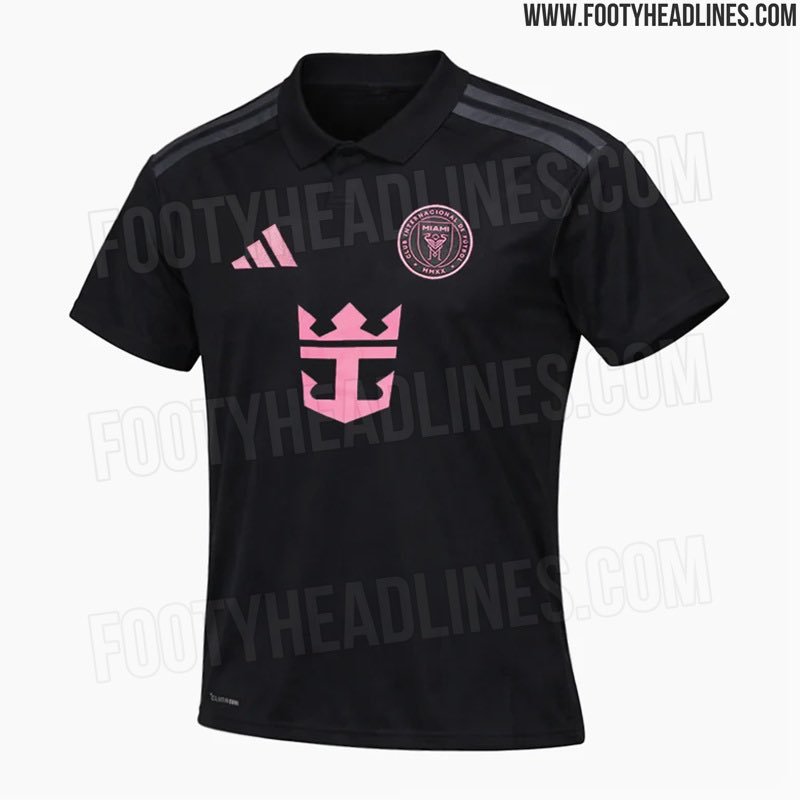 footyheadlines：迈阿密国际2026赛季客场球衣谍照！迈阿密国际