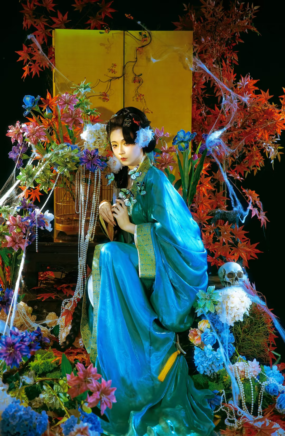 一袭蓝袍，半卷战国