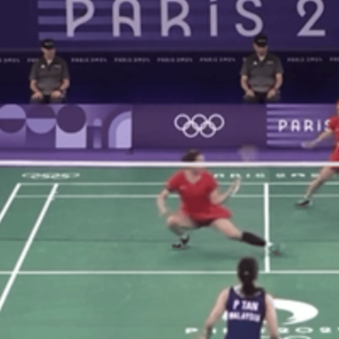 坐着接了两个球！#凡尘组合vs乐蒂组合# ​​​