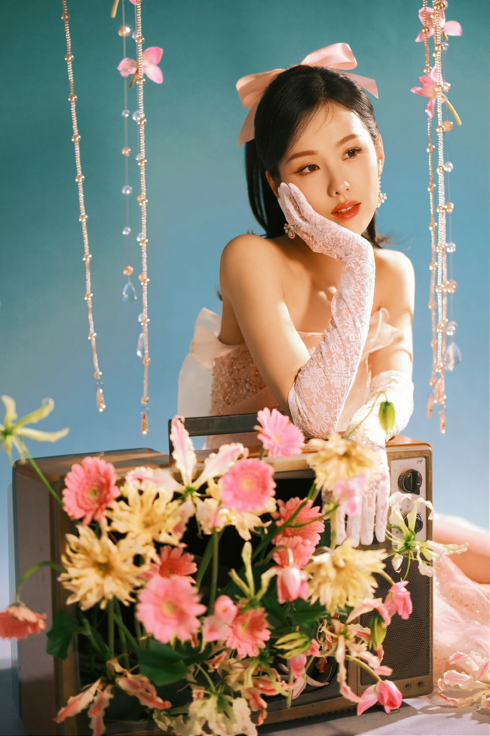 陈都灵复古挂历女郎 