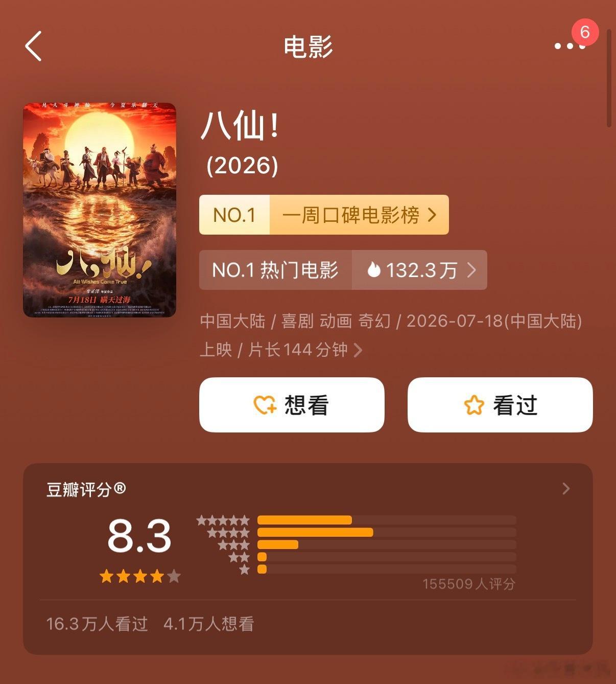 《八仙》看完了，先说结论：一般不知道网上为啥清一色的都说好看，说剧情比《哪吒》好