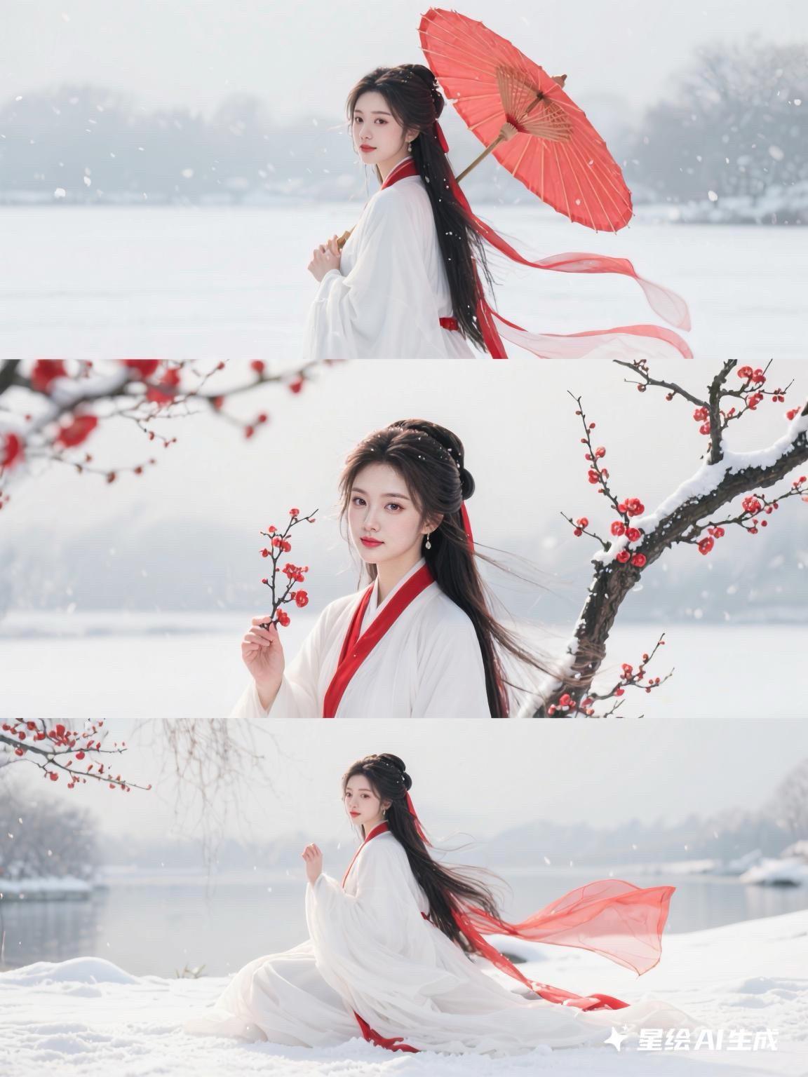 踏雪寻梅，人间至美！⬆️进入做同款。