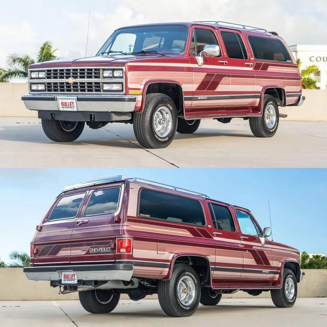 1990年，雪佛兰推出的Suburban V1500 Silverado 4×4
