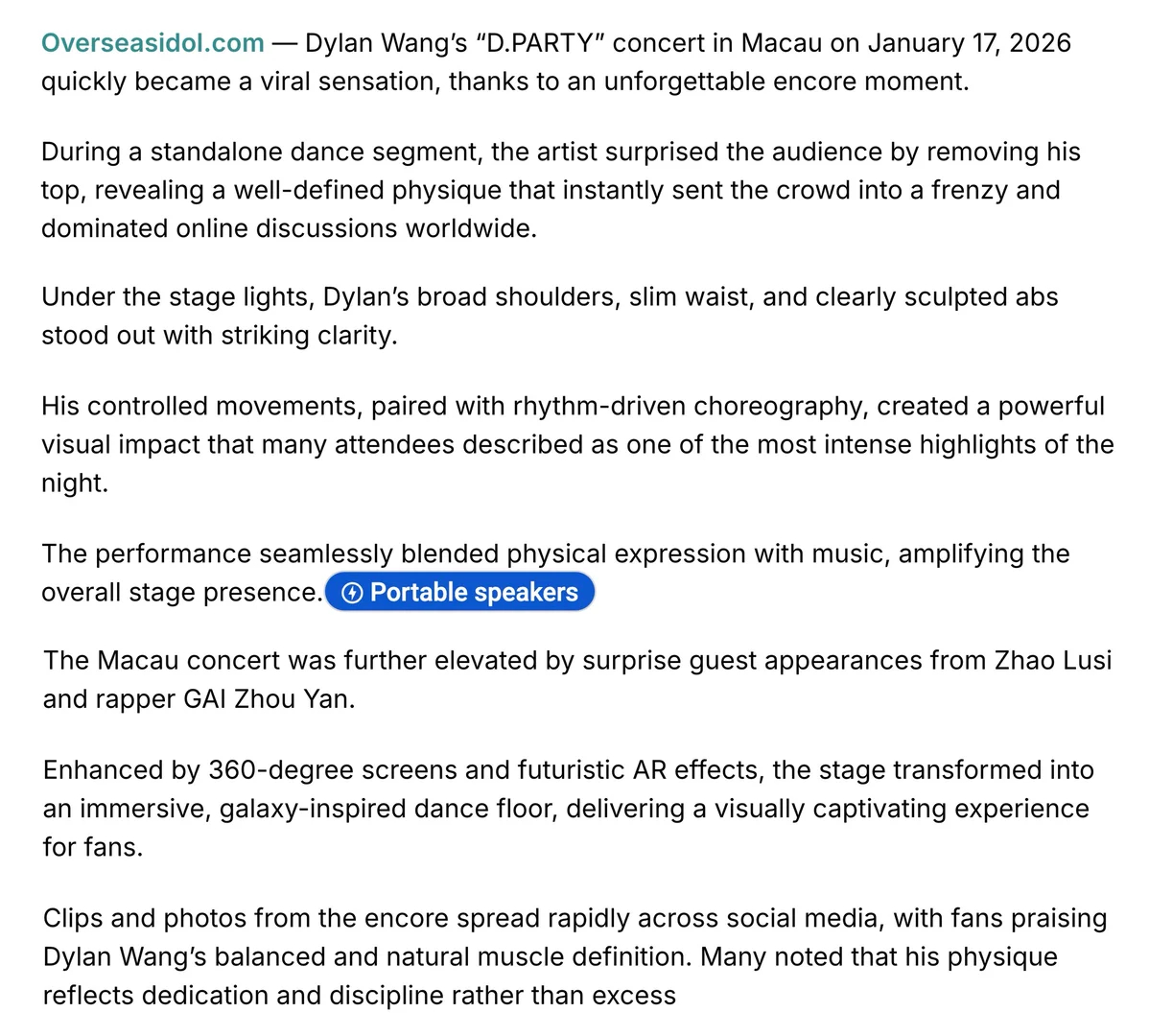 外媒报道王鹤棣赵露思神级舞台燃爆全场✨ 