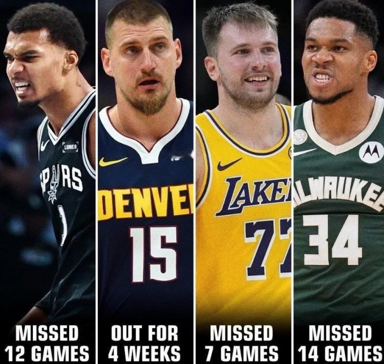 🥲伤病影响巨大！美媒：亚历山大可能是唯一有资格争夺MVP的球员圣安东尼奥马刺N