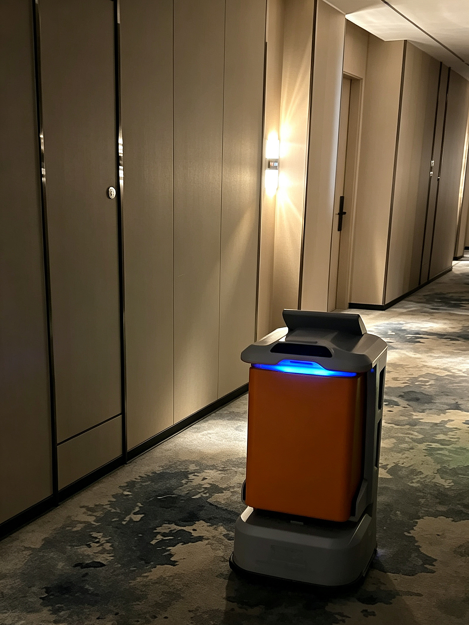 第二次来龙岗入住这家酒店🏨安全性很不错 全屋智能控制而且送餐都是机器人送到房间