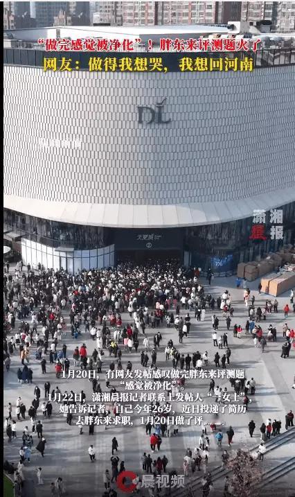 《“做完想哭，我想回河南！”胖东来评测题火了，网友：这哪是问卷，是乡愁净化器》