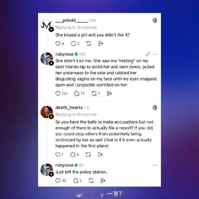 鲁比洛斯指控水果姐性侵水果姐被指控性侵 啊？？ 
