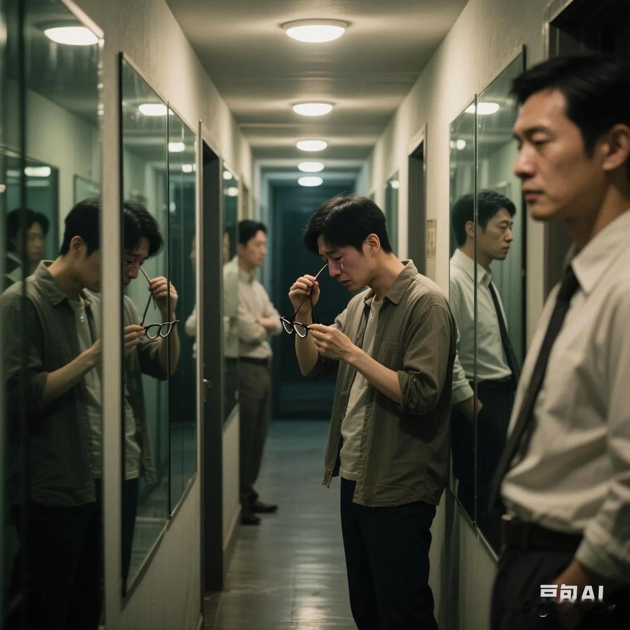 （遇见）
人生如同一面流动的镜子长廊，每个相遇者都是独特的镜面折射。那个清晨在咖