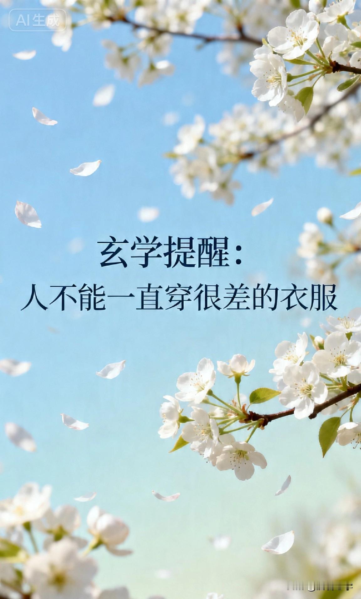 玄学提醒：人不能一直穿很差的衣服

你有没有发现一个现象？

有些人明明能力不差