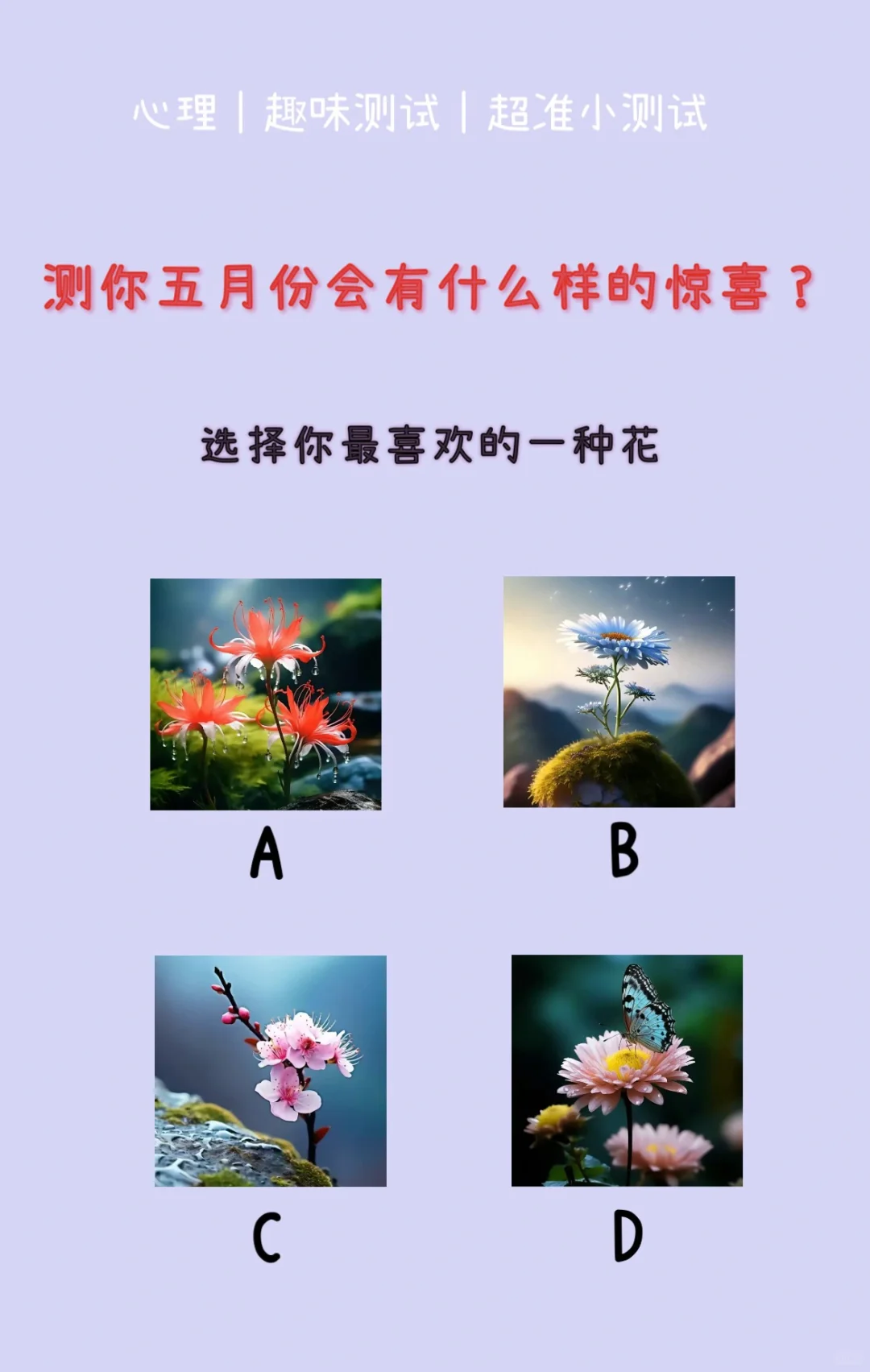 🔥测试｜测你五月份会有什么样的惊喜？