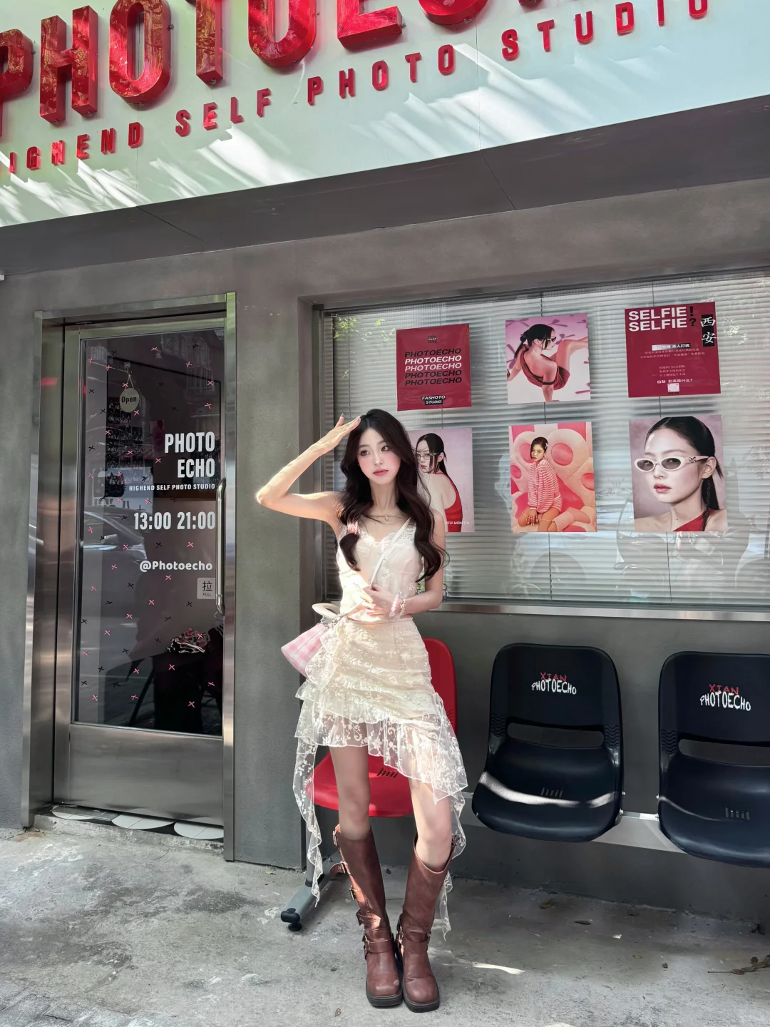 西安新店！拍上Jennie了🧣