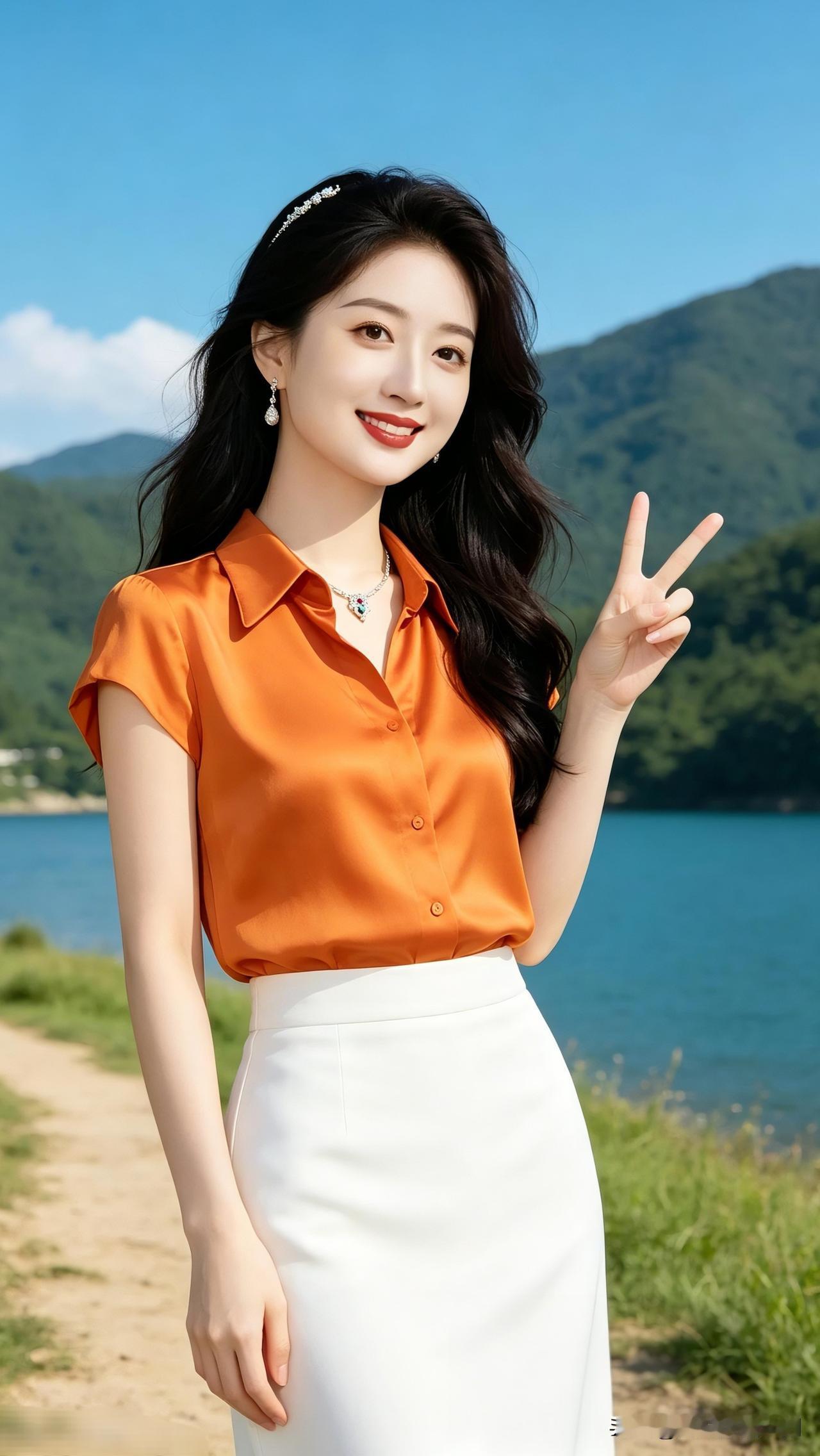 元气满满的一天，从灿烂的笑容开始！🌞💃
