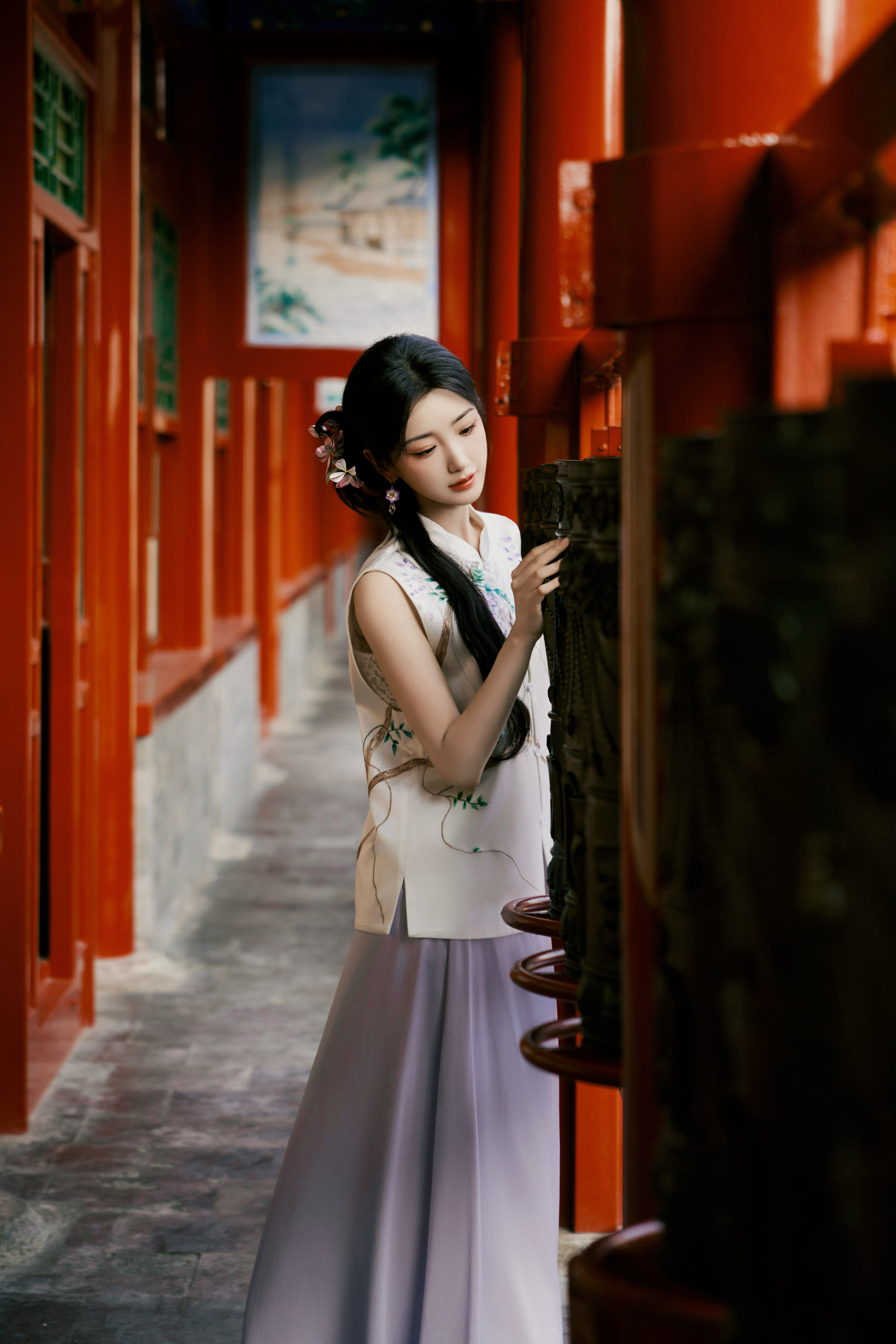 毛晓彤跑男厨娘造型甜度超标  在复制粘贴的时代，你是手写的诗