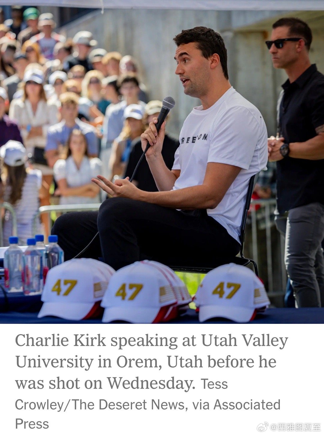 Charlie Kirk，1993年生，是美国右翼有重大影响的关键人物，他十八岁