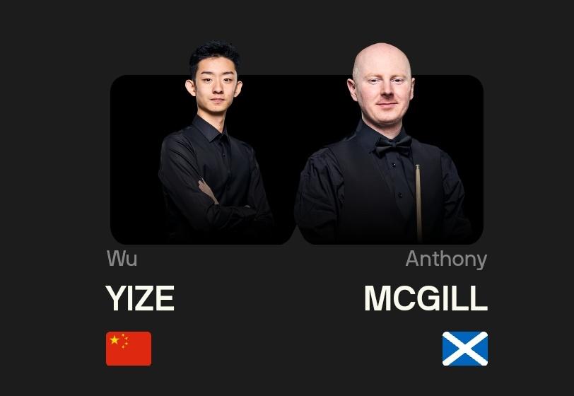 吴宜泽单杆破百，5-3逆转击败麦吉克尔，挺进世界大奖赛16强！
 
 
北京时间