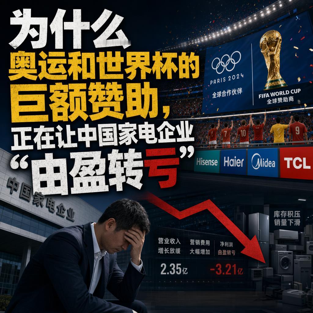 很多人以为砸钱赞助世界杯、奥运会就是稳赚不赔的品牌投资。
但翻开中国家电企业的财