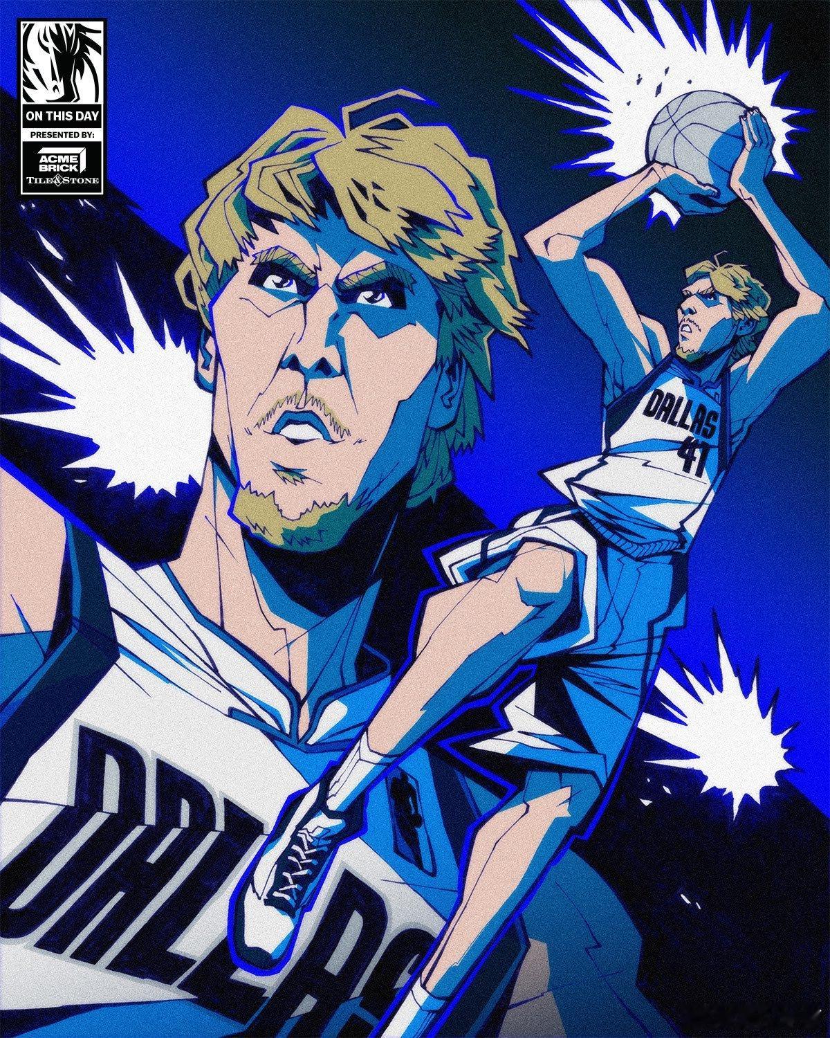 MFFL 我牛官方发推。OTD (2007): Dirk Nowitzki wa