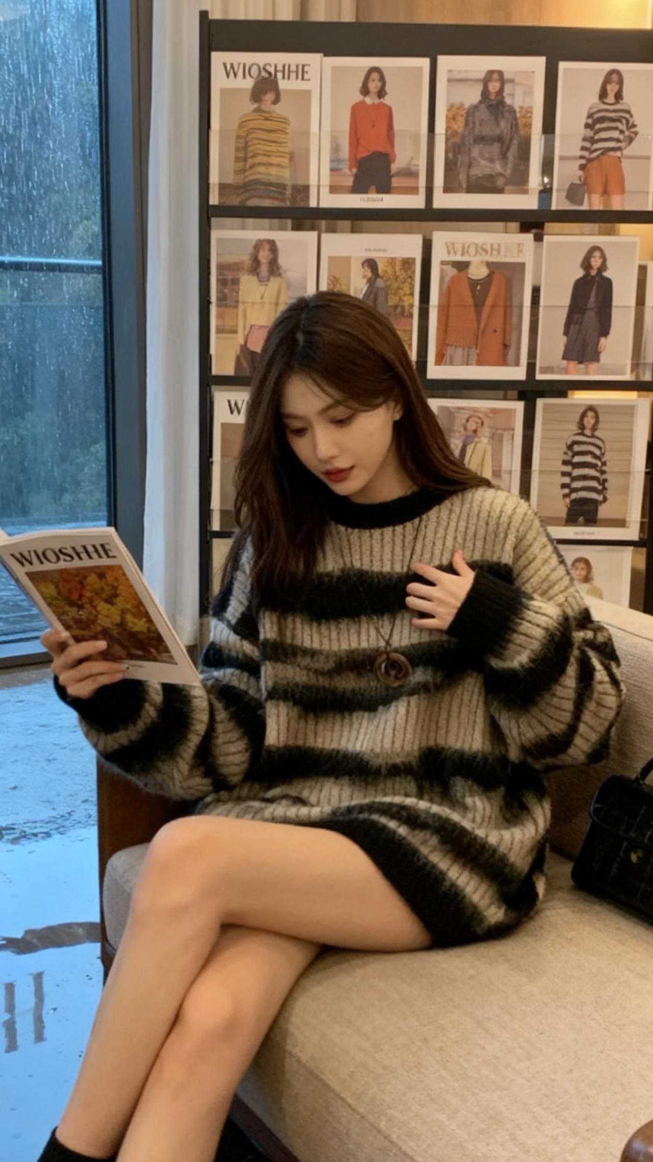 每日分享 温柔穿搭 简约穿搭 韩系穿搭 慵懒风穿搭