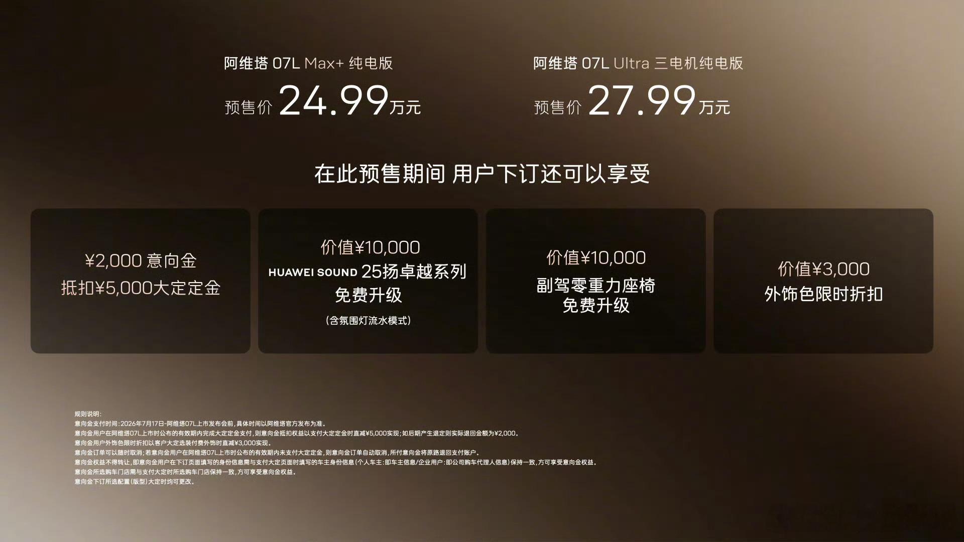 阿维塔07L预售价，24.99万起，这个价格大家觉得如何？ 