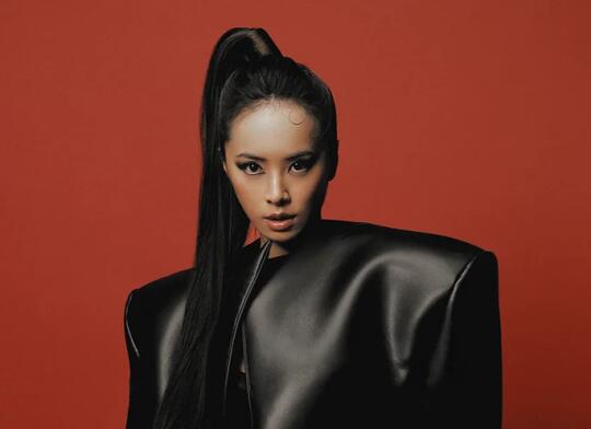 蔡依林的Spotify主页更新新图！高马尾太美了
