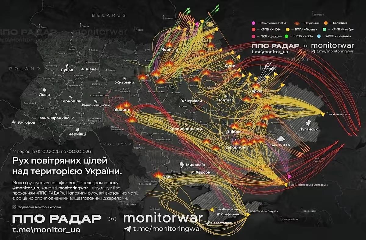 俄乌谈判开始前，乌克兰遭30天来最大规模打击，乌能源部长：这是“军事恐怖主义”！