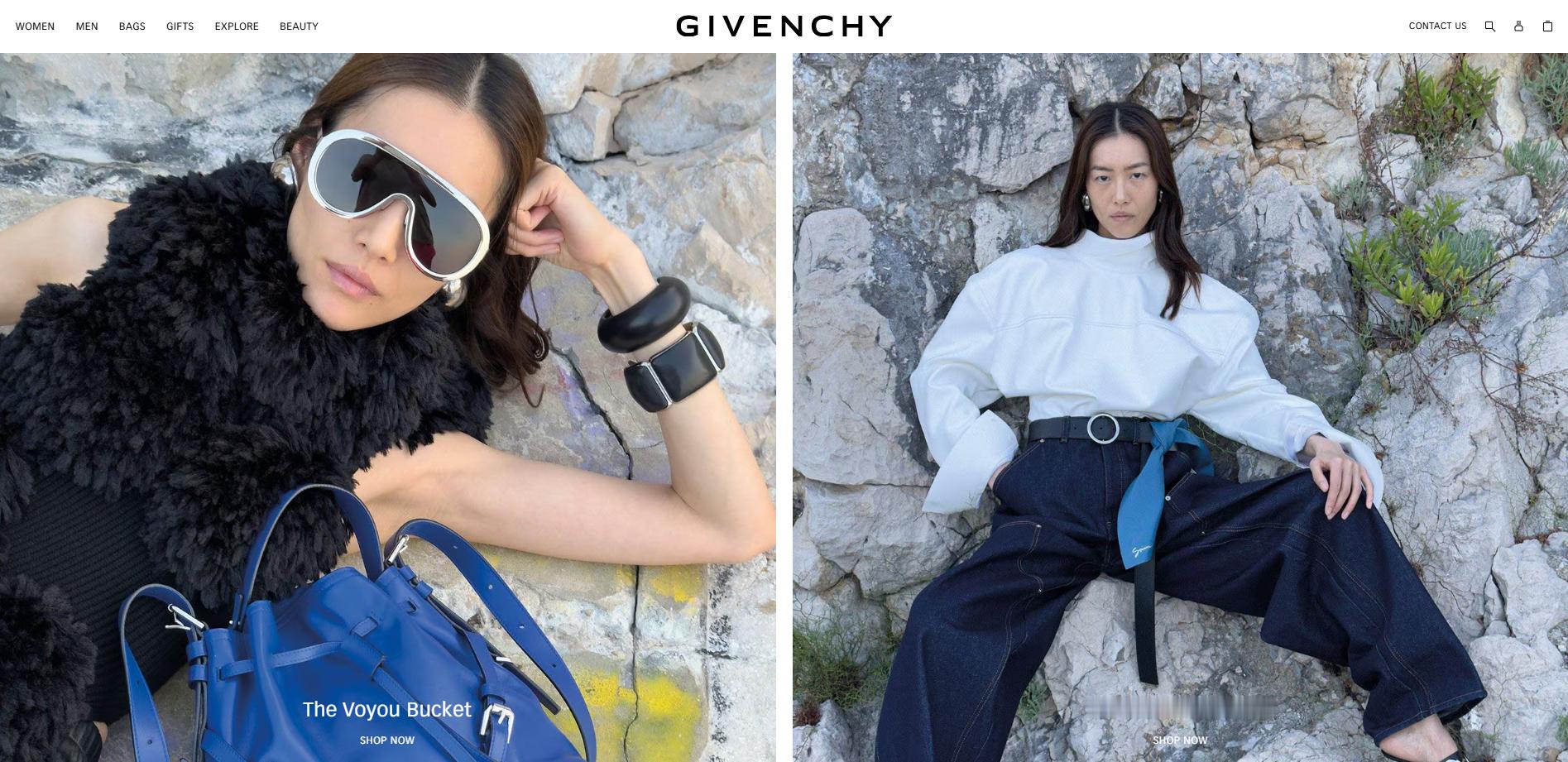 刘雯[超话]Givenchy官网首页 ​​​